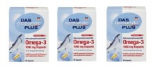 Mivolis Omega-3 1000 Омега-3 1000 мг Рыбий жир в капсулах, Набор 3шт. x 60 шт 