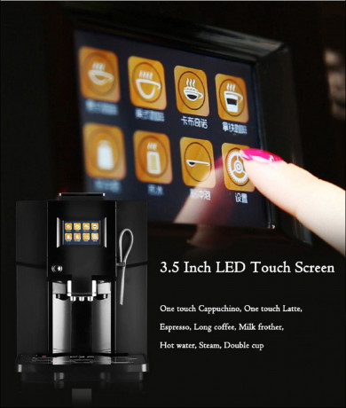 COLET Coffee Maschine COLET Coffee Maschine Kaffeevollautomat Kaffeevollautomat Q006, Kaffee, Espresso, Cappuccino, Selbstreinigungsfunktion  Кофемашина COLET полностью автоматическая кофемашина Q006, кофе, эспрессо, капучино, функция самоочистки