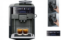 SIEMENS SIEMENS Kaffeevollautomat Superautomatische Kaffeemaschine Siemens AG TE657319RW Schwarz Grau 15  Полностью автоматическая кофемашина SIEMENS Супер автоматическая кофемашина Siemens AG TE657319RW Black Grey 15