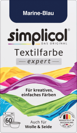 Simplicol Текстильная краска Marineblau Тёмно-синий, 150 г