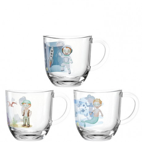 Leonardo Leonardo Kindertassenset 5-tlg. BAMBINI AVVENTURA bunt gemustert Набор детских чашек Leonardo, 5 предметов. БАМБИНИ АВВЕНТУРА