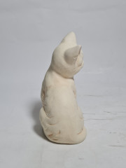 Фигурка винтажная Gilde "Кошка", бисквитный фарфор, ручная работа, 11.5 см, Германия, 1970-80гг.