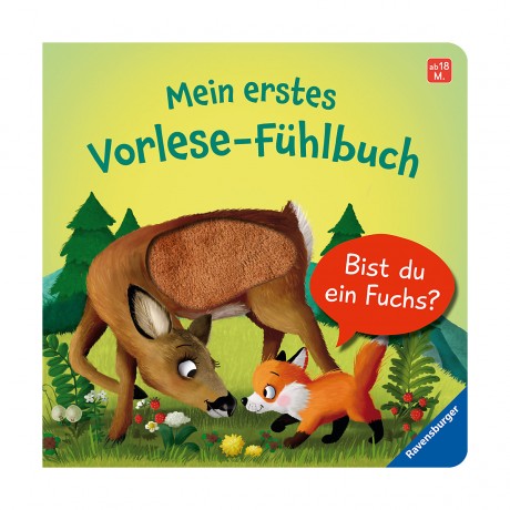 Ravensburger Mein erstes Vorlese-Fuhlbuch: Bist du ein Fuchs? Моя первая книга для чтения: Ты лиса?