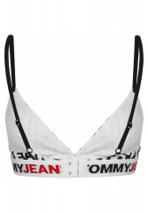 Tommy Hilfiger PRINT Triangle bra tj spell out black ПРИНТ Бюстгальтер с треугольными чашечками tj произнести черный