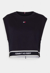 Tommy Hilfiger RELAXED TAPE TANK Top desert sky БАК РЕЛАКСИРОВАННОЙ ЛЕНТЫ Верх небо пустыни