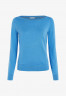 Tommy Hilfiger BOAT NECK Jumper iconic blue ЛОДОЧКА джемперы знаковый синий