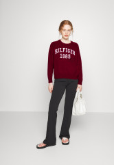 Tommy Hilfiger HERITAGE VARSITY SWEATER Jumper red СТУДЕНЧЕСКИЙ СВИТЕР HERITAGE Джемперы красный