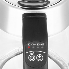 Emerio Emerio Wasserkocher Wasserkocher, Uberhitzungsschutz und Trockenkochschutz  Чайник Emerio, защита от перегрева и защита от выкипания.