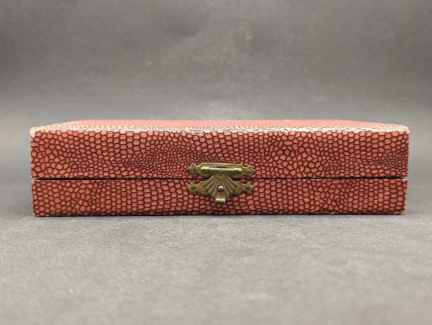 Набор столовых приборов GAM 100, в заводской коробке с замочком, серебро, десертная вилка - 6 шт., 18 х 11 см, Германия, 1970-80гг.