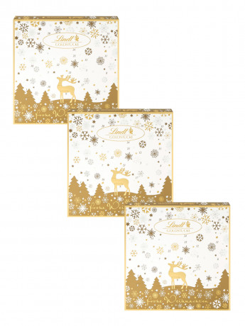 Lindt Goldstucke Adventskalender 2024 Адвент-календарь, 24 сладких сюрприза, 460 г, 3 штуки