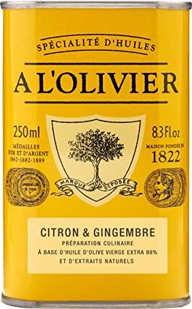 Оливковое масло с лимоном и имбирем A L'Olivier - Olivenol Zitrone & Ingwer, 250 мл