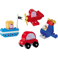 BIG BIG-Bloxx Peppa Wutz Fahrzeug-Set Набор машин BIG-Bloxx Peppa Pig