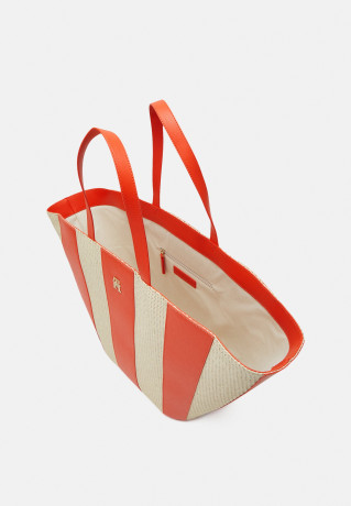 Tommy Hilfiger TRAVEL BEACH TOTE Tote bag deep orange mix TRAVEL BEACH TOTE Сумка-тоут темно-оранжевый микс