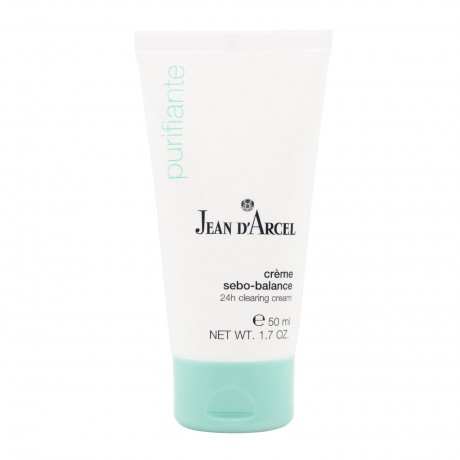 JEAN D'ARCEL creme sebo-balance  PURIFIANTE 24h Gesichtscreme Talgfluss wird vermindert  creme sebo-balance PURIFIANTE 24-часовой крем для лица уменьшает выделение кожного сала
