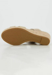 Tommy Hilfiger Wedge sandals sandalwood босоножки на танкетке сандаловое дерево