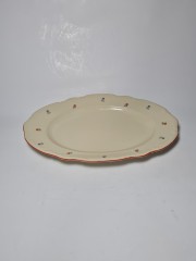 Bareuther Bavaria Овально блюдо молочного цвета, 33см, Германия, 1960-70гг.