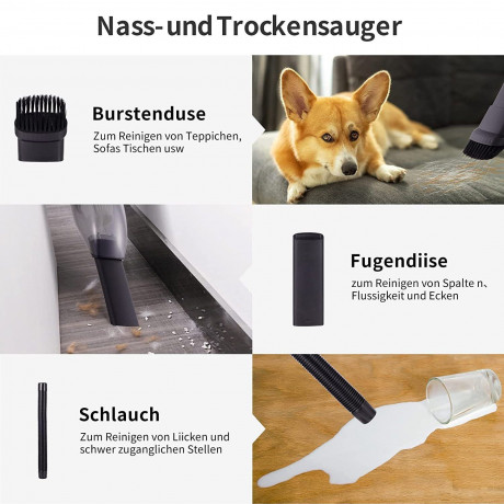 zggzerg zggzerg Akku-Handstaubsauger 6000 Pa Autostaubsauger fur Auto 2000mAh Batterien  Беспроводной ручной пылесос zggzerg 6000 Па, автомобильный пылесос для автомобиля, аккумуляторы 2000 мАч