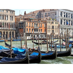 CALVENDO Puzzle CALVENDO Puzzle Canale Grande mit Gondeln Пазл CALVENDO Puzzle Canale Grande с гондолами