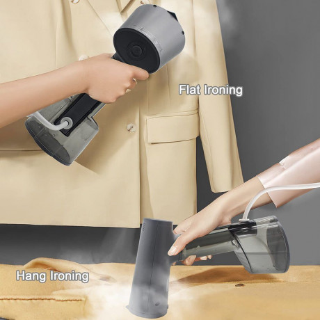 GelldG GelldG Dampfburste Dampfglatter, 1500W Steamer Reisebugeleisen Handheld Garment Steamer  Паровая щетка GelldG Steam Smoother, отпариватель мощностью 1500 Вт, портативный утюг для путешествий, отпариватель для одежды