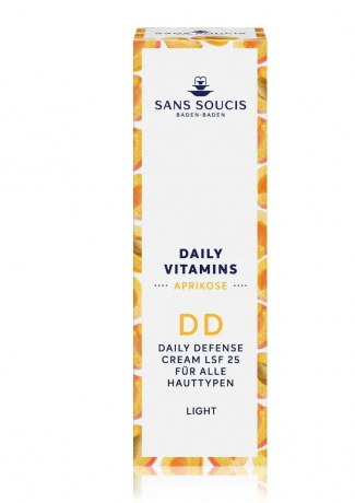 Sans Soucis Daily Vitamins DD Cream, DD-крем для лица с SPF 25, увлажняющий и тонирующий, средняя плотность, оттенок Light, 50 мл