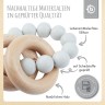 bieco Greifling Holz Natur mit Silikon Kugeln Baby Beissring Greifring Zahnen Beissringe Игрушка-захват из натурального дерева с силиконовыми шариками детский прорезыватель для зубов прорезыватель для зубов прорезыватель для зубов