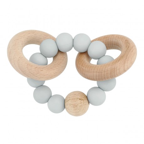 bieco Greifling Holz Natur mit Silikon Kugeln Baby Beissring Greifring Zahnen Beissringe Игрушка-захват из натурального дерева с силиконовыми шариками детский прорезыватель для зубов прорезыватель для зубов прорезыватель для зубов