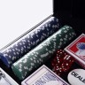 HOMCOM Pokerkoffer mit 200 Chips Покерный кейс на 200 фишек