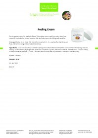 Krauterhaus Sanct Bernhardt Peeling Cream, 50 мл
