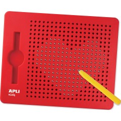 APLI Kids Magnetbrettspiel mit 10 Vorlagenkarten und 20 Beispielen Магнитная настольная игра с 10 карточками-шаблонами и 20 примерами