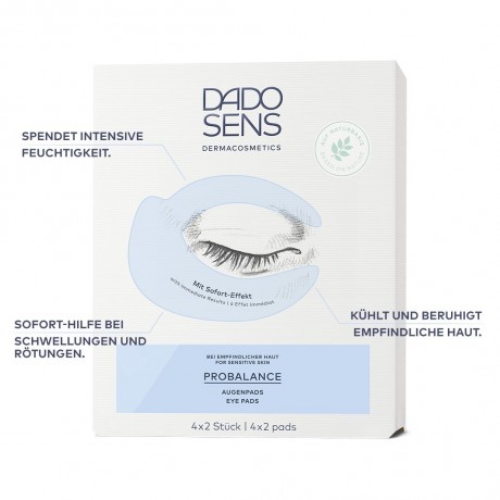 DADO SENS Dermacosmetics PROBALANCE EYE PADS  4 x 2 Pads  ПРОКЛАДКИ ДЛЯ ГЛАЗ PROBALANCE 4 x 2 подушечки