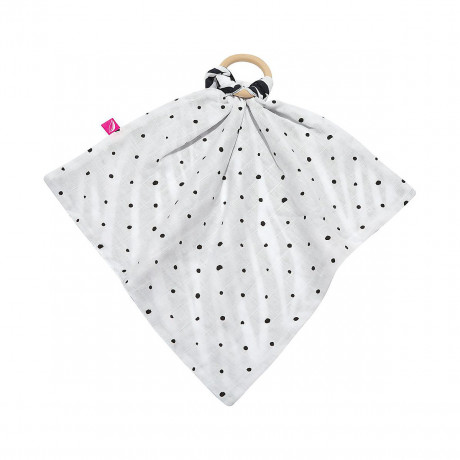 Motherhood Schmusetuch mit Beissring aus Holz Одеяло с деревянным кольцом для прорезывания зубов