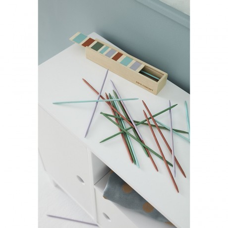 Kids Concept Stabchenspiel in einer Holzkiste Geschicklichkeitsspiele Игра с палками в деревянном ящике Игры на ловкость