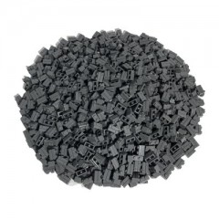 LEGO LEGO 1x2 Mauersteine - 50x Stuck - 98283 - Dunkelgrau, 50x Кубики LEGO 1x2 — штукатурка 50 шт. — 98283 — темно-серый, 50 шт.