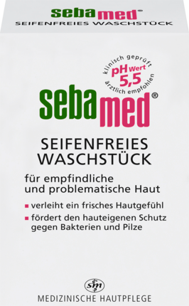 sebamed Seifenstück seifenfrei, 150 g средство для умывания гипоаллергенное, без мыла, Набор 3 шт. x 150 г 