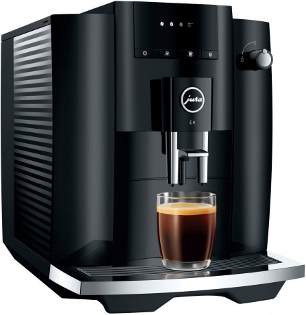 JURA JURA Kaffeevollautomat 15435 E4 Piano Black (EA)  Полностью автоматическая кофемашина JURA 15435 E4 Piano Black (EA)