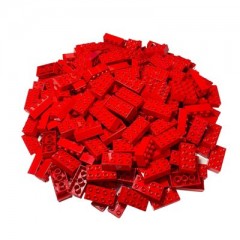 LEGO LEGO Duplo 2x4 Steine Rot - 80 Stuck - Grundbausteine Red NEU LEGO Duplo 2x4 кирпичи красные - 80 штук - базовые строительные блоки красного цвета НОВИНКА