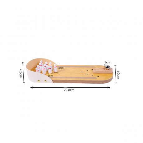 Vicabo Tisch Bowling Holzspielzeug Geschicklichkeitsspiele fur Kinder Настольный боулинг деревянные игрушки игры на ловкость для детей