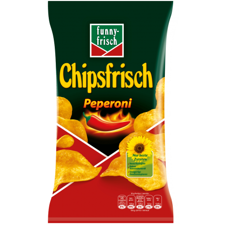Funny-frisch Картофельные чипсы со вкусом пепперони 175г