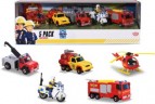 Dickie Toys Feuerwehrmann Sam 5er Set Die-Cast-Fahrzeuge Пожарный Сэм Набор из 5 литых автомобилей