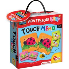Lisciani Montessori Baby Touch Memo Памятка по прикосновениям ребенка Монтессори