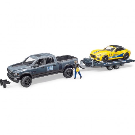 Bruder 02504 RAM 2500 Power Wagon und  Roadster Racing Team 02504 RAM 2500 Power Wagon и гоночная команда родстеров