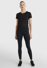 Tommy Hilfiger SPORT FLAG Print T-shirt black SPORT FLAG Футболка с принтом черный