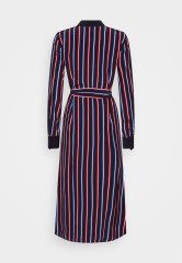 Tommy Hilfiger STRIPE MIDI DRESS Shirt dress mini pop ПЛАТЬЕ МИДИ В ПОЛОСКУ Платье-рубашка мини поп