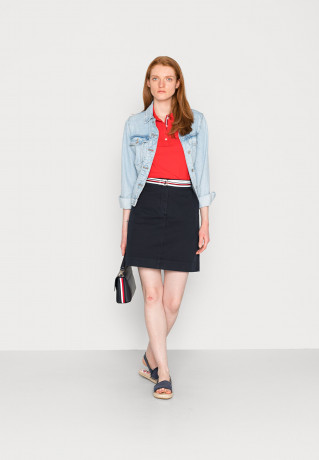 Tommy Hilfiger SKIRT Mini skirt desert sky ЮБКА Мини-юбка небо пустыни