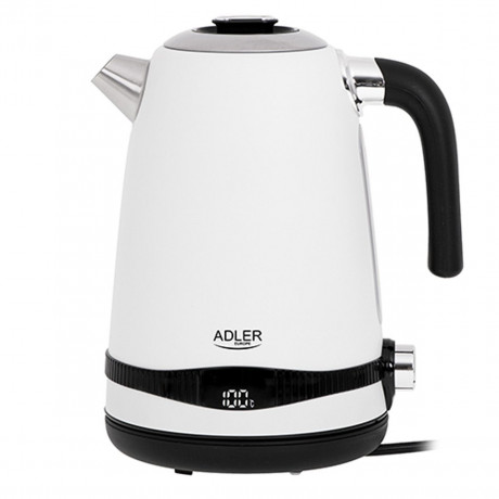 Adler Adler Wasserkocher AD 1295w, 1,7 Liter, 2200 Watt, LCD-Anzeige, 7 Stufen Temperaturregelung Чайник Adler AD 1295w, 1,7 литра, 2200 Вт, LCD дисплей, 7 уровней регулировки температуры