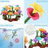 Cyiecw 224 Pieces Flower Garden, Набор из 224 элементов для цветочного сада, с сумкой для хранения