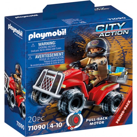 PLAYMOBIL PLAYMOBIL 71090 Feuerwehr-Speed Quad PLAYMOBIL 71090 Пожарный скоростной квадроцикл