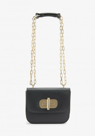 Tommy Hilfiger SMALL TURN LOCK  Across body bag black SMALL TURN LOCK Сумка через плечо черный