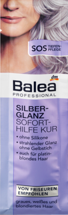 Balea (Балеа) Professional Бальзам для волос Серебряный глянц,  с экстрактом василька, 20 мл