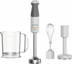 KENWOOD KENWOOD Stabmixer HBM40.006WH Triblade XL, 850 W, 850 Watt, inkl. 3-teiliges Zubehor Set  Ручной блендер KENWOOD HBM40.006WH Triblade XL, 850 Вт, 850 Вт, включая набор аксессуаров из 3 предметов